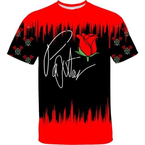 3D PYTN Rose Women Top Tee Payton Moormeier T Shirt Boys Merch Children Tshirt Streetwear Men Harajuku Graphic Oversized TShirts