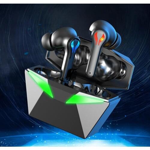 KW-01 Wireless Earphone Noise Reduction Low Power Consumption Dual-mode Decoding Bluetooth5.1 HiFi Gaming Earbud for Running