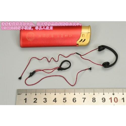XD80004 1/12 Scale Palm Series Soldier Headphone and Throat Model for 6"