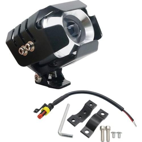 Motorcycle LED Headlight Pair Motocross ATV Dirt Bike Daytime Running Spot Light Fog Lamp Universal for YAMAHA KAWASAKI BMW