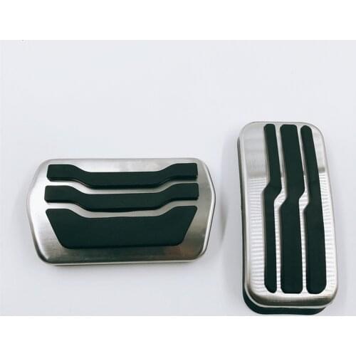 Stainless Steel Car Fuel Gas Pedal Brake Pedals Cover For Ford Focus 2 3 4 MK2 MK3 MK4 RS ST 2005 - 2019