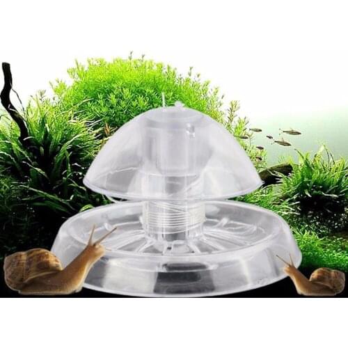 New Clear Snail Trap Aquarium Fish Tank Plants Planarian Leech Catch Environment C42
