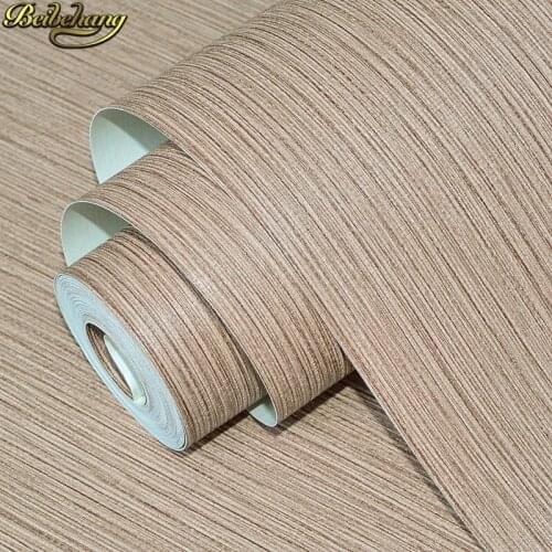 Beibehang Straw linen Solid color Striped wallpaper for walls 3 d Wallpaper for Living room Bedroom wall paper roll home decor