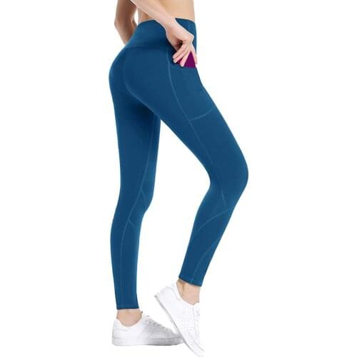 Solid Sexy Push Up Women Gym Yoga Seamless Pants Sports Clothes Stretchy High Waist Athletic Exercise Fitness Leggings Pants
