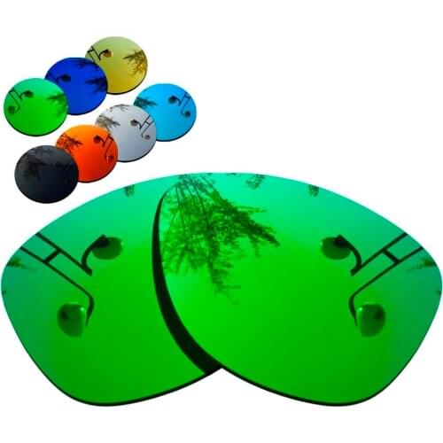 100% Precisely Cut Polarized Replacement Lenses for Frogskins Sunglasses Green Mirrored Coating Color- Choices