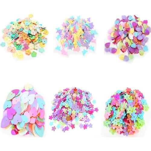 Multiple Styles Color Mixing Double-Sided Color Gold Sequins 20g/Lot For DIY Clothing Accessories Wedding Art Decoration