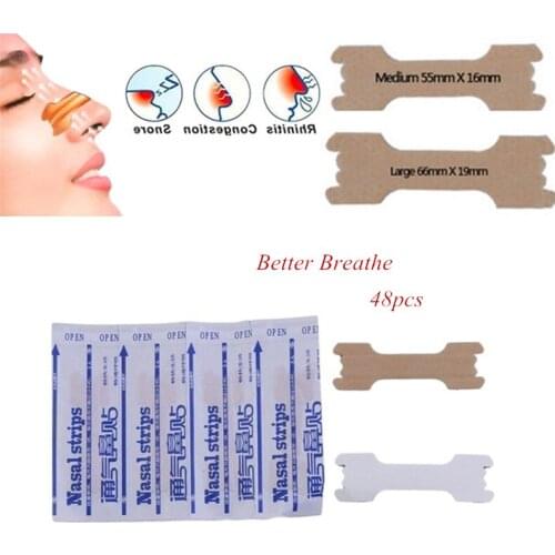 Breathe Nasal Strips Right Way Stop Snoring Anti Snoring Strips Easier Better Breathe Health Care Sleep Snoring Health Care