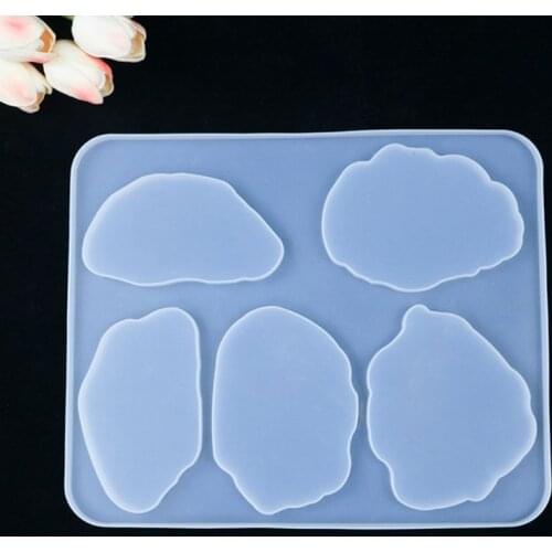 Crystal Epoxy Resin Mold Coaster Mat Casting Silicone Mould DIY Making Tool 1