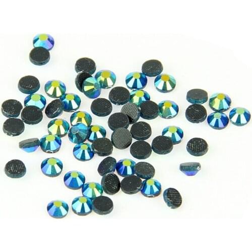 SS16(3.8-4.0MM) Zircon Blue AB 200Gross DMC Hot Fix Rhinestone Crystal Hotfix Rhinestones Wholesale Price Hotfix Stone