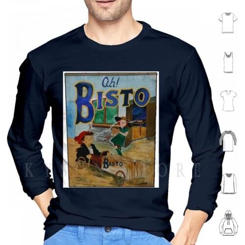 Ah Bisto Hoodies Long Sleeve Advertising Bisto Car Food Gravy Sauce Vintage Beverages