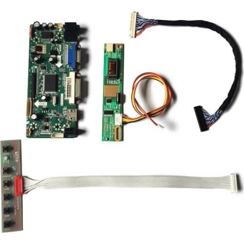 VGA+DVI LVDS 1CCFL For HSD150PK11/HSD150PK14/HSD150PK17/HSD141PK11 1400*1050 screen 30-Pin M.NT68676 display controller kit