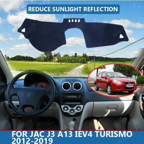 Car Inner Dashboard Cover Capet Cape for JAC J3 A13 iEV4 Turismo 2012-2019 Dashmat Sunshade Pad Cover Dash Mat