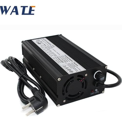58.4V 10A LiFePo4 battery charger Output 48V10A For 16S 48V 20-50Ah liFePO4 battery charging Various connectors can be selected