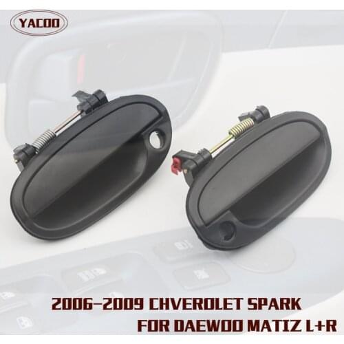 1PAIR FRONT EXTERIOR DOOR HANDLE FOR CHEVROLET SPARK OEM:96601472 96601473
