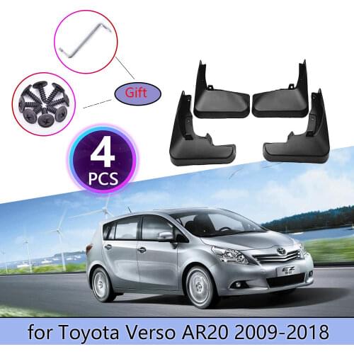 Car Mudguards For Toyota Verso AR20 2009 2010 2011 2012 2013 2014 2015 2016 2017 2018 Cladding Splash Flaps Mudflap Accessories