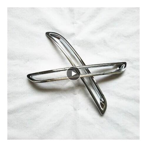 Car styling for mazda cx30 cx-30 cx 30 2019 2020 accesorios accessories Rear Fog Light Lamp Cover Trim Foglight plastic Chrome