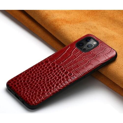 Genuine Leather Phone Case for iphone 12 Pro Max 12 Mini 11 Pro Max SE 2020 X XR XS max 6 6S 7 8 plus 360 Full protective Cover