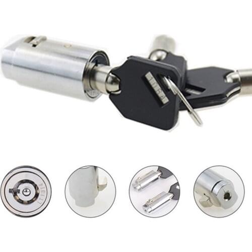 Zinc Alloy Universal Size Key Vending Machine Cylinder Lock Tubular Key Industrial Cabinet Lock Core