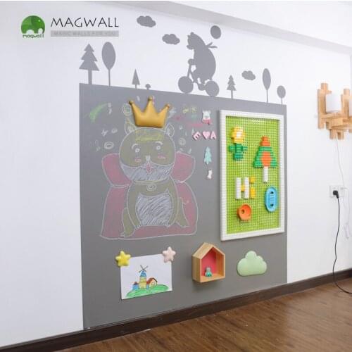 Magwall animation series special shape writing board magnetic nail free children chalkboard whiteboard
