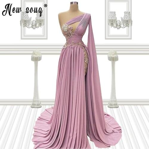 Dubai Evening Dress with Cape Muslim Women Arabic Formal Dresses for Women Wedding Engagement Pleated Prom Gowns