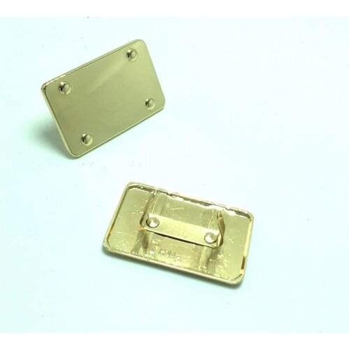 Laser blank logo tag , Customized logo, Purse tag 46mmx30mm