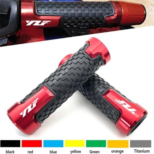 Motorcycle Grips 7/8" 22mm Non Slip Handlebar Grips Aluminum Handle Grips for For Yamaha YZF R1 R6 R125 R6S R3 R25 YZF 600R