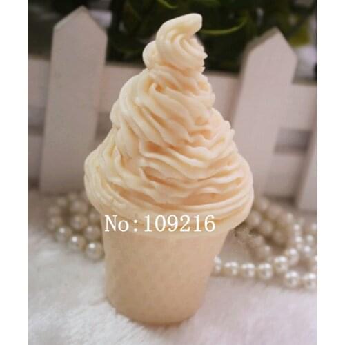 Wholesale!!!1pcs Lovely Ice Cream (ZX915) Handmade Soap Mold Crafts DIY Silicone Mould