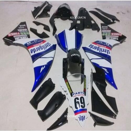 Plastics Fairings For Yamaha YZF- R1 09 10 11 2009 - 2011 ABS Motorcycle Fairing Kit Bodywork Cowling Blue Black Parts