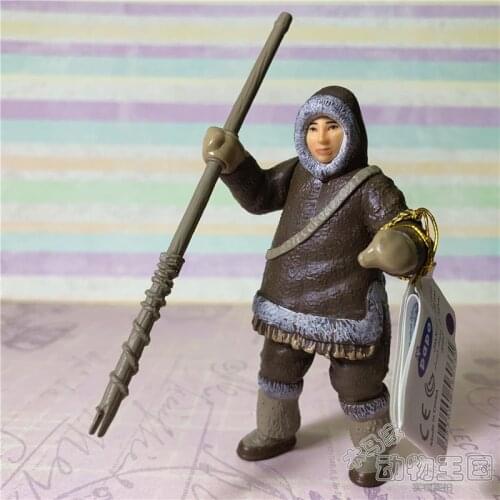Pvc figure model toy Eskimos