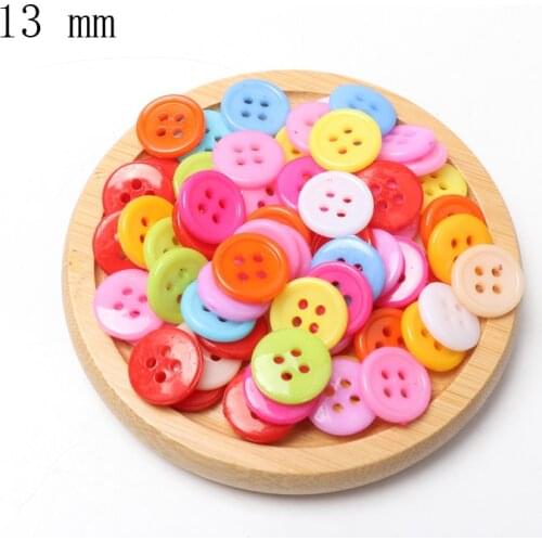 Variety Of Styles Of Two Holes And Four Holes Button DIY Applique Pattern Plastic Sewing Buttons For Handmade Scrapbooking Craft