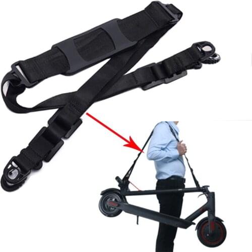 Scooter Adjustable Shoulder Carring Strap for Xiaomi M365 Electric Skateboard 40kg Load Durable Carrying Strap Multipurpose
