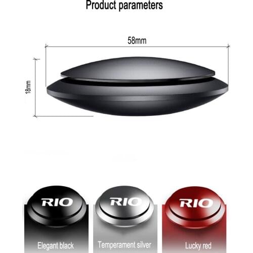 Seat Aromatherapy Flavor Car Air Freshener Instrument UFO Shape Scent Decor For KIA RIO 3 4 2017-2019 Auto Accessories