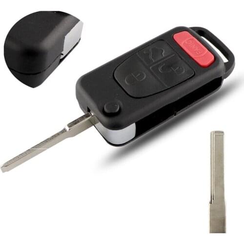 For Mercedes Benz ML 320 430 500 SLK 230 Replacement Car Key Blade Fob CASE Shell