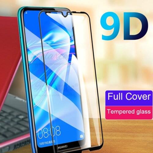 9D Protective Glass for Huawei Y7 2019 DUB-LX1 LX2 screen protector Y7 Y6 Y5 pro prime 2019 Full cover Tempered glass on y 5 6 7