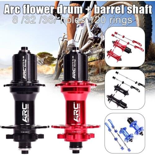 1pair 28/32/36H Bicycle Hub Mountain Bike Accessory Front and Rear Bike Hub Set Aluminum Alloy Lightweight Energy-saving SAL99