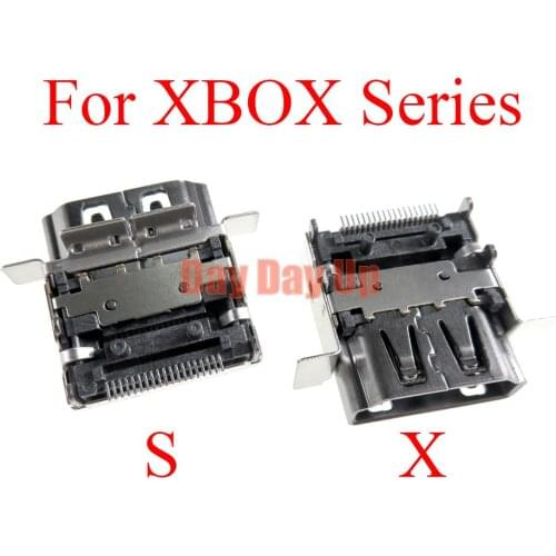 2PCS Original new HD Port For XBOX Series S X HDMI-compatible Port Socket Interface for Microsoft XBOX Series Port Connector