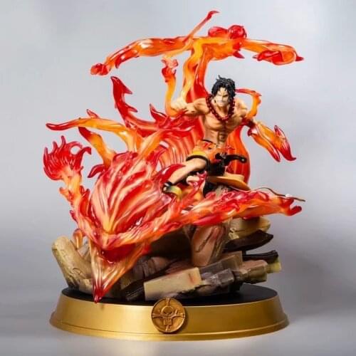 NEW ONE PIECE Portgas D. Ace Action Figure GK The Battle Over japanese Anime PVC adult Action Figures Collection figures toys