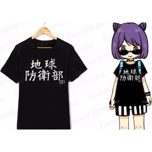 Binan Koukou Chikyuu Bouei Bu Love! t-shirt Cosplay Anime Cotton t shirt Tops For women men short sleeve Tees