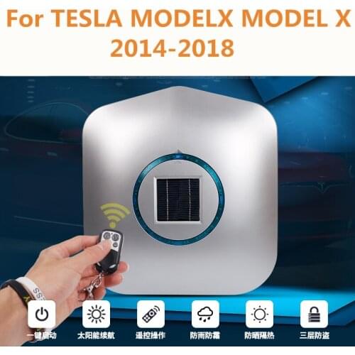 For TESLA MODELX MODEL X 2014-2018 Automatic intelligent remote control car cover defensive insulation sunshade Auto Accessories
