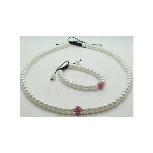 Dgh45w 10mm Bead RW Micro Pave Disco Ball Beads Long crystal necklace crystal for best chain Jewelry