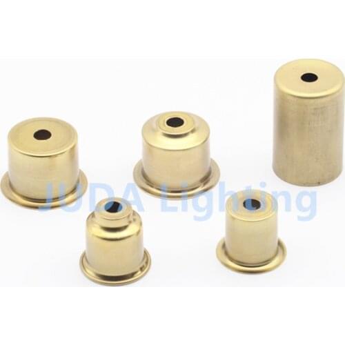 E14 E27 Pure brass metal lamp cup Copper lamp holder Lampshade modified table lamp Chandelier lights lighting accessories DIY