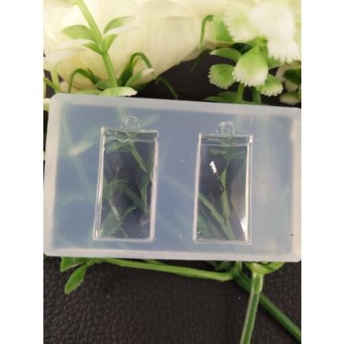 Porcelain necklace bracelet gem drop mold transparent Epoxy Resin Jewelry Pendant Bracelet Making resin molds for jewelry