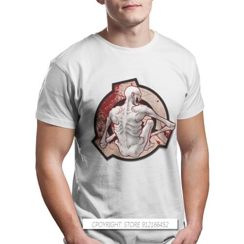 SCP Foundation Fictional Organization Novelty TShirt For Men 096 Round Collar Basic T Shirt Personalize Gifts Streetwear 3XL