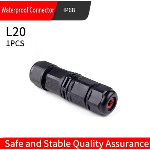 IP68 Waterproof Connector L20 2/3/4Pin Electrical Terminal Adapter Wire Connector Screw connector LED Light Outdoor Connection
