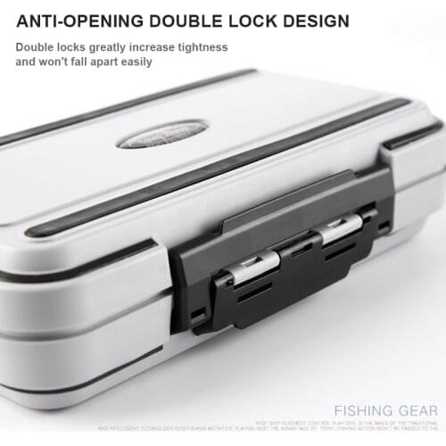 20CM Fishing Tackle Box Compartments Fish Lure Line Hook Fishing Tackle Tackle Storage Tool Fishing Box Fishing Accessories Bag