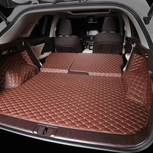Fiber leather car trunk mat for lexus rx200t rx350 rx450h rx300 2015 2016 2017 2018 2019 2020 al20 f sport car accessories