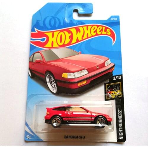 Hot Wheels 1:64 Car HONDA CIVIC TYPE R EF HONDA CR-X HONDA CITY TURBO Collector Edition Metal Diecast Model Cars