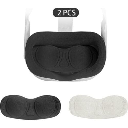 New 2PCS VR Lens Protective Cover For Oculus Quest 2 Accessories VR Lens Anti Scratch Case Dustproof EVA Lens Cap Washable