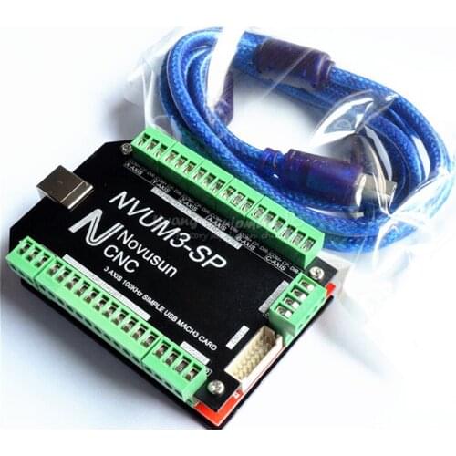 NVUM 5 Axis Mach3 USB Card CNC router3 4 6 Axis Motion Control Card for diy milling machine
