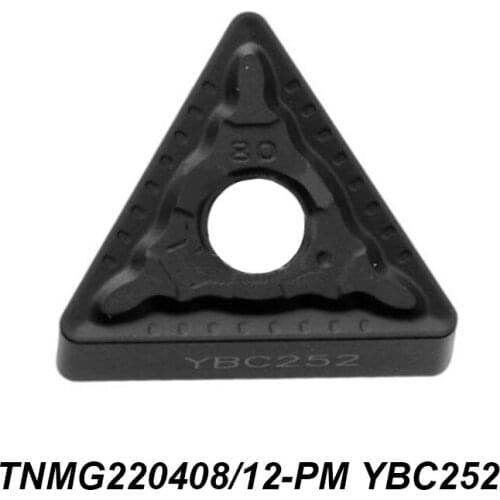 Original TNMG 220408-PM 220412-PM TNMG220408-PM TNMG220412-PM YBC252 Turning Tool Of CNC Lathe Cutter External Turning Holder